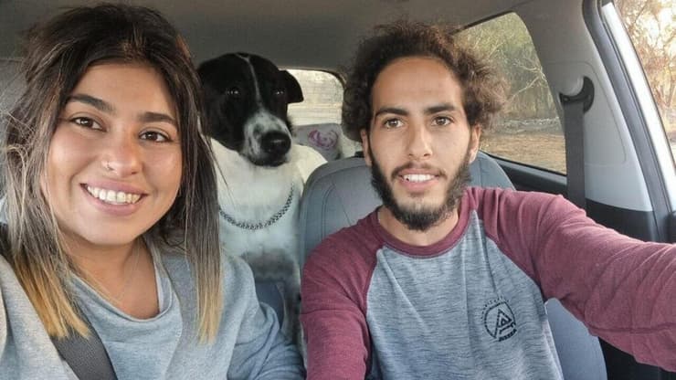 אילנה גריצ'בסקי ומתן צנגאוקר (צילום: פרטי) אילנה גריצווסקי עם מתן צנגאוקר