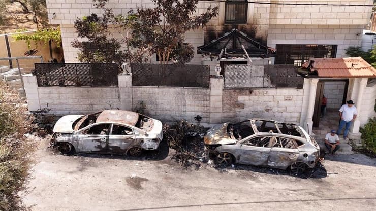 כפר ג'ית אחרי התפרעויות המתנחלים