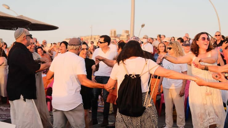 קבלת שבת עם בית תפילה ישראלי בנמל תל אביב