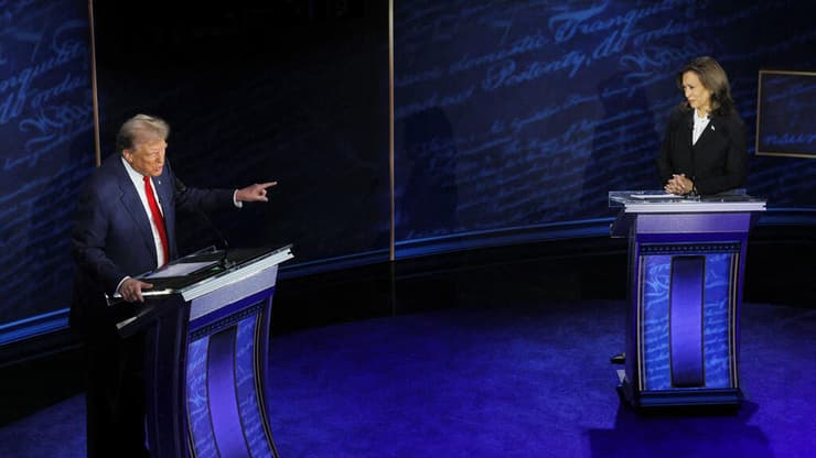 העימות הנשיאותי בין דונלד טראמפ לקמלה האריס