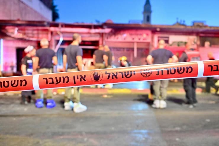 זירת פיצוץ הרכב ברמלה