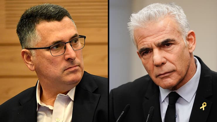 לפיד וסער. עימות סוער על רקע ההחלטה 