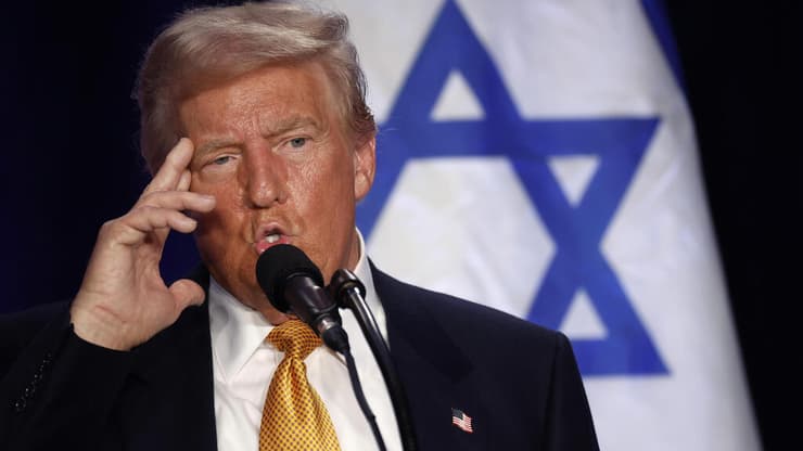 דונלד טראמפ בנאום בועידה השנתית של ארגון  IAC בוושינגטון