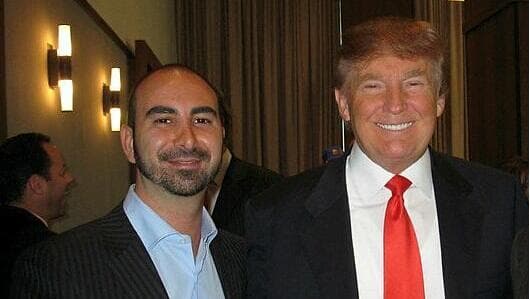 טראמפ וספיר (צילום: יהודית בן-דק) טראמפ וספיר