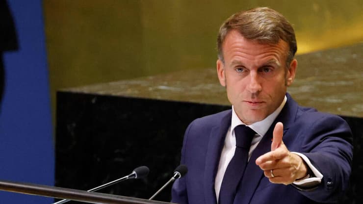 ביטול המשלחות ישפיע על היחסים? נשיא צרפת (צילום: Ludovic MARIN / AFP) עמנואל מקרון