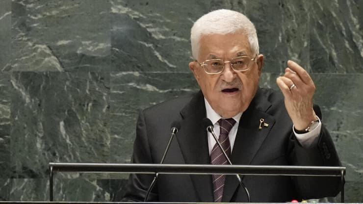 נאומו של  אבו מאזן בעצרת הכללית של האו"ם