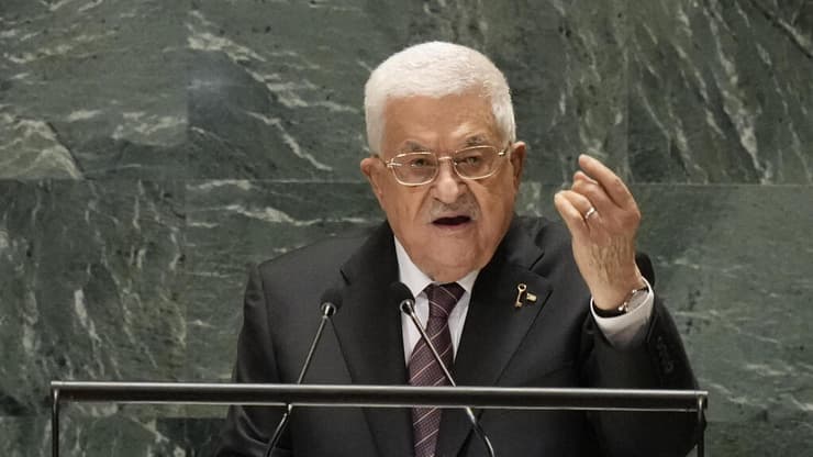 נאומו של  אבו מאזן בעצרת הכללית של האו"ם