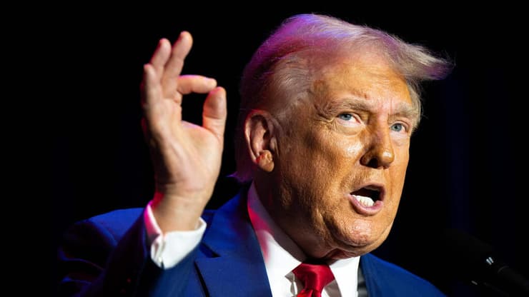 דונלד טראמפ נואם ב ויסקונסין בחירות ארה"ב