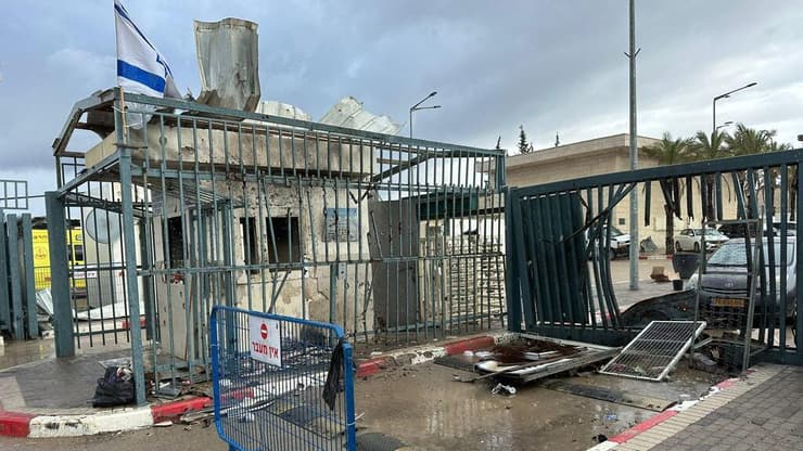 מעבר ארז אחרי 7 באוקטובר (צילום: דוברות מתפ"ש) מעבר ארז אחרי 7 באוקטובר