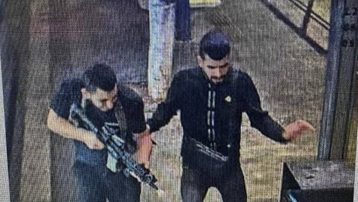 המחבלים תועדו בזירה