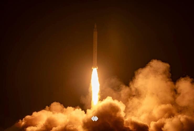 השיגור של הטילים מאיראן