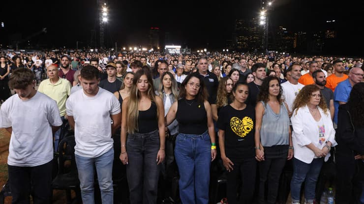 טקס הזיכרון הלאומי בתל אביב