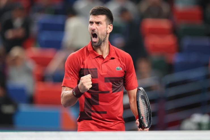 הטניסאי הסרבי נובאק ג'וקוביץ'