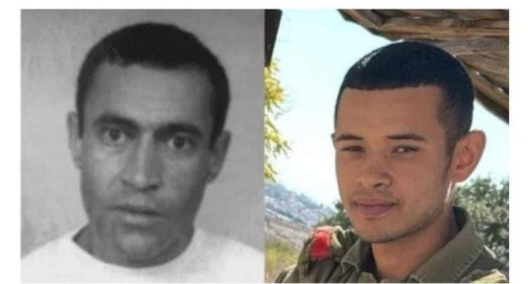 "דור אחר דור". סמל יוסף הייב ז"ל וסביו נאיף (באדיבות המשפחה) סמל יוסף הייב וסבו נאיף אלהייב ז"ל