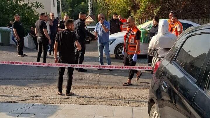 גבר נורה למוות ליד בית ספר בכפר קרע - זירת הרצח