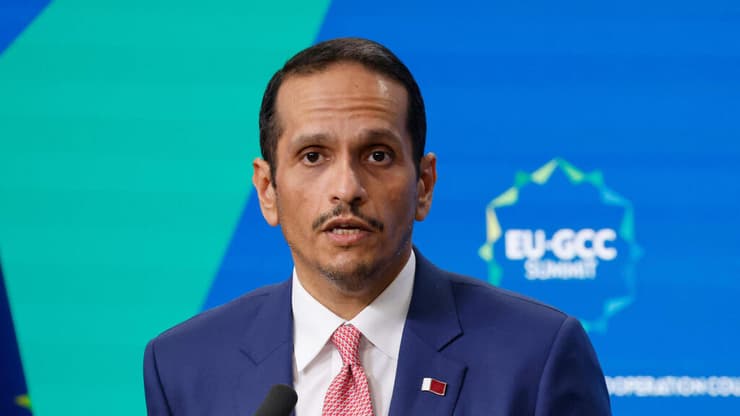 "התוכנית משיגה את סיום המלחמה, אבל יש נושאים שדורשים מו"מ". מוחמד א-תאני (צילום: Ludovic MARIN / AFP) מוחמד א-תאני