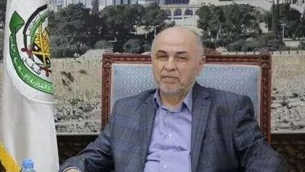 מוחמד דרוויש אוגוסט 2024 מוחמד איסמעיל דרוויש אבו עומר חסן ראש מועצת השורא שורא חמאס עם זיאד נחאלה פגישה רצועת עזה