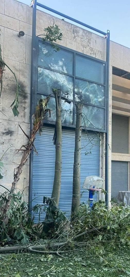 פגיעת הכטב"מ בבית נתניהו בקיסריה
