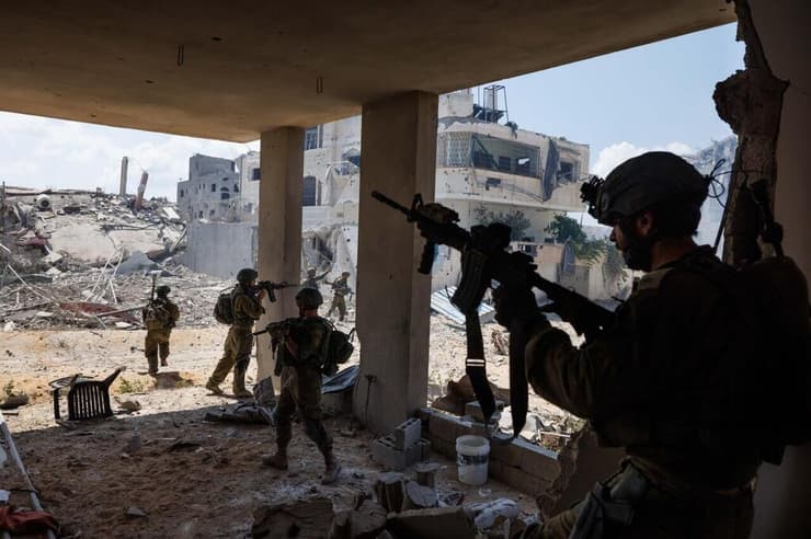 מילואימניקים בעזה (צילום: זיו קורן) חטיבת ירושלים בפעילות בעזה בחודש אוגוסט האחרון