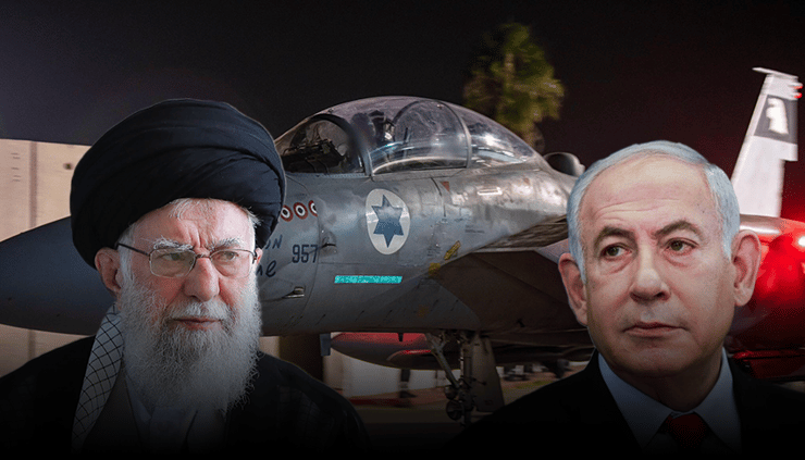 המערכה האיראנית על התודעה לא עצרה עם הפסקת האש (צילום: Iranian Leader's Press Office - HandoutGetty Images, חיים גולדברג פלאש90, דובר צה"ל) עלי חמינאי מנהיג איראן, ראש הממשלה ממשלה ביבי בנימין נתניהו