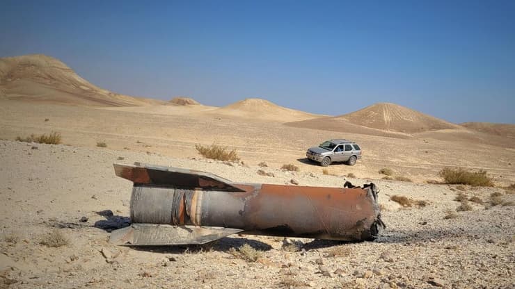  טיל איראני שנמצא במדבר יהודה