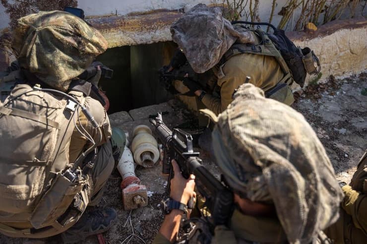 אמצעי הלחימה והפיר שאותרו בדרום לבנון