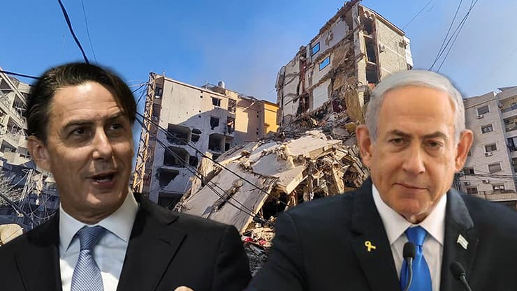 המסר של הוכשטיין לישראל: אתם לא עומדים בהסכם (צילום: אלכס קולומויסקי, AP Photo/Hussein Malla, REUTERS/Mohammed Yassin, AFP) בנימין נתניהו, עמוס הוכשטיין