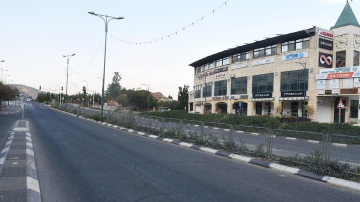 רחובות ריקים בקריית שמונה