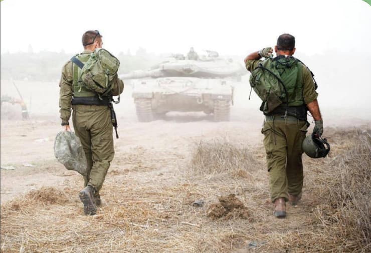 חיילי מילואים (צילום: דובר צה"ל) חיילי מילואים בעוטף