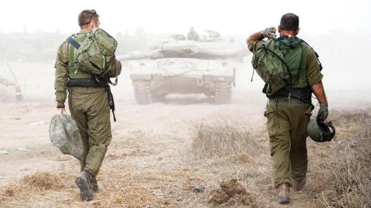 חיילי מילואים בעוטף (צילום: דובר צה"ל) חיילי מילואים בעוטף