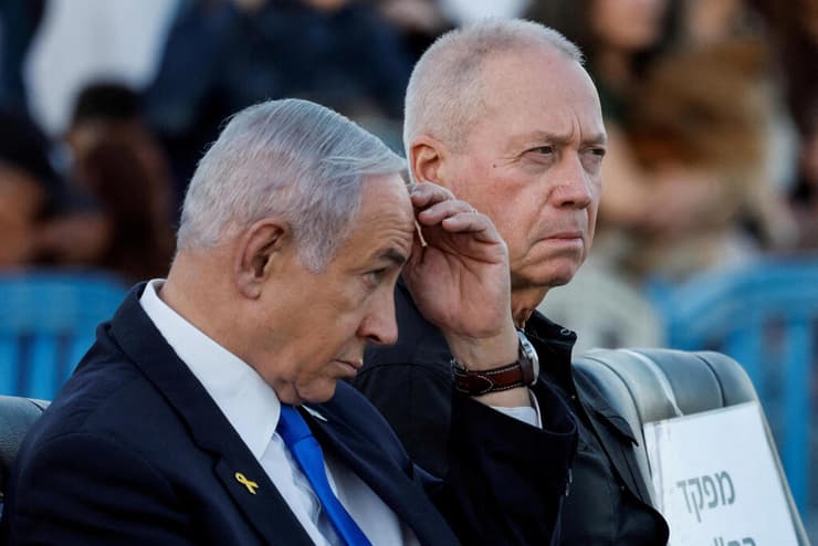 ראש הממשלה בנימין נתניהו ויואב גלנט