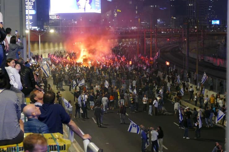 צילום: אמיר מאירי ליל גלנט 2 סלבס יוצאים להפגין