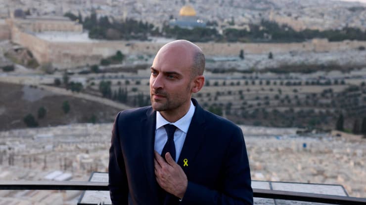 שר החוץ של צרפת ז'אן-נואל בארו בירושלים