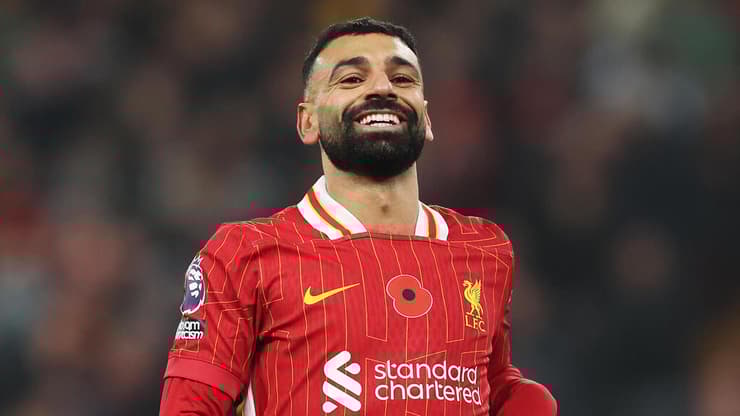הצהיר שלא יישאר בליברפול מעבר לעונה הנוכחית. סלאח (צילום: Carl Recine/Getty Images) יש לו סיבה טובה לחייך. סלאח