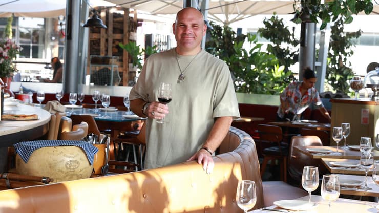 בלחוביץ' במסעדת סילו בחולון (צילום: אביגיל עוזי) ברנרדו בלחוביץ'