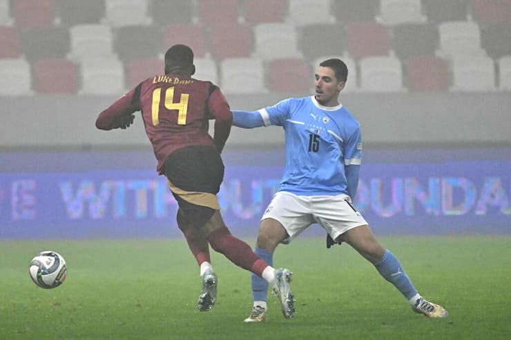 ישראל נגד בלגיה ליגת האומות אוסקר גלוך  דודי לוקבאקיו