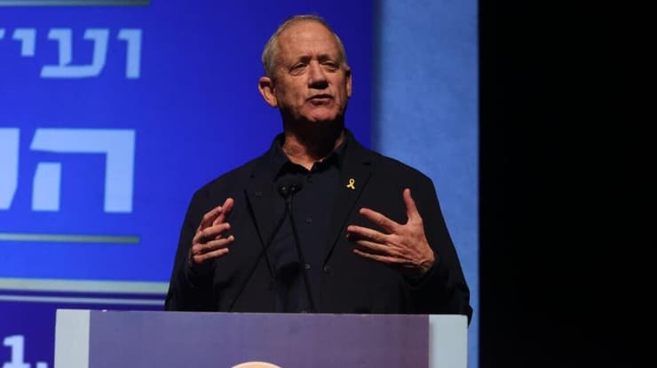 ח"כ  בני גנץ, יושב ראש המחנה הממלכתי בועידת משפחות המילואים הראשונה בישראל