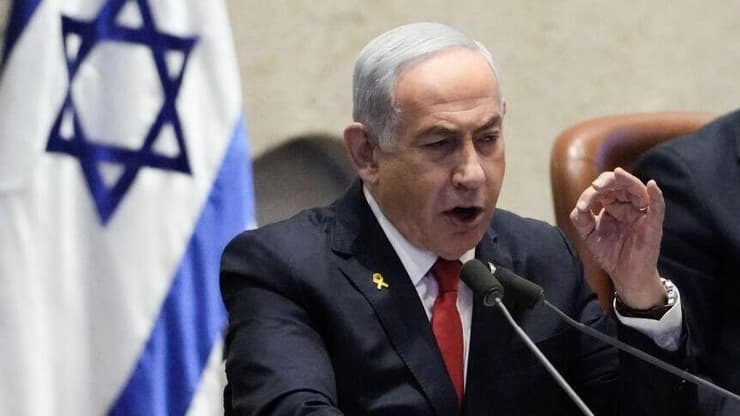 נתניהו קבע: 5 מיליון דולר על כל חטוף (צילום: שלו שלום) נאום נתניהו במליאת הכנסת