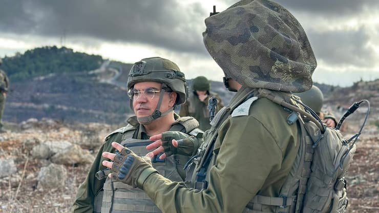 אביחי אדרעי בסיור בדרום לבנון