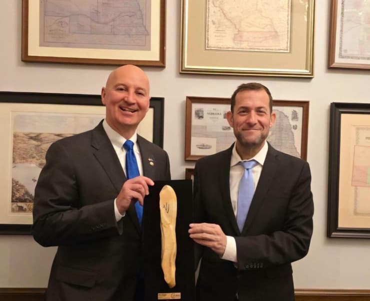 יוסי דגן בפגישה בוושינגטון, ארה"ב