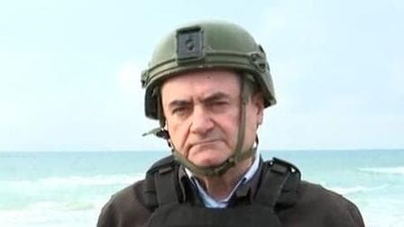 בנימין נתניהו, רונן בר, הרצי הלוי וישראל כ"ץ בביקור במסדרון נצרים שבעזה