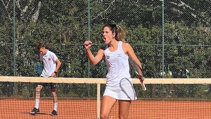 "כילדה, בזכות הטניס קיבלו אותי". אשכנזי (צילום פרטי) רותם אשכנזי