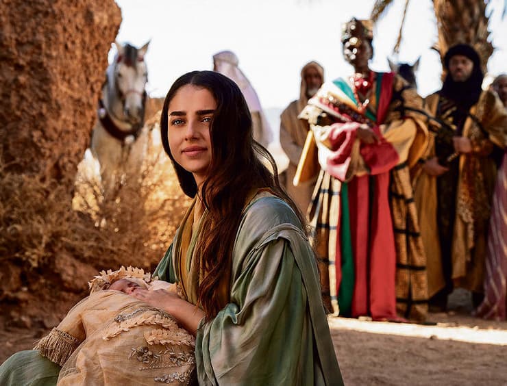 נועה כהן ב־"מארי". “לא מספיק שלא ליהקו אף פלסטיני, מי שמשחקת את מריה היא ישראלית | צילום: כריסטופר רפאל, נטפליקס yk14156748