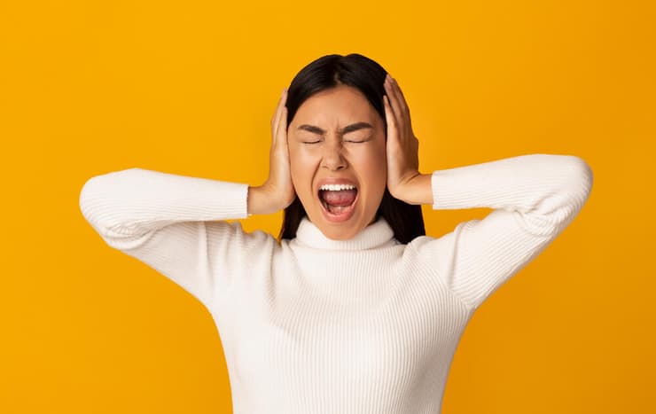 שמישהו יכבה את זה. תושבי הדרום לא יודעים מתי הרעש יייגמר (צילום: Shutterstock) דרום קוריאה צפון קוריאה רעש אילוסטרציה