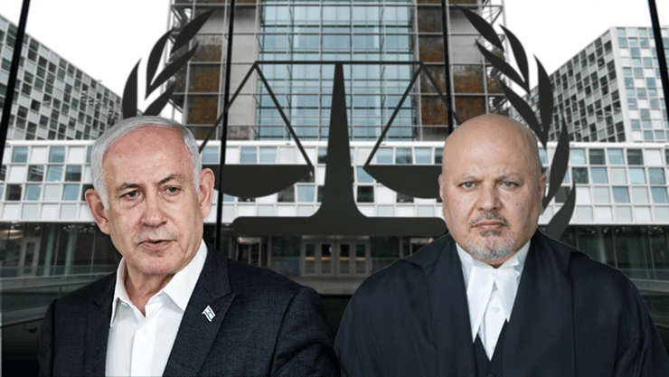 מימין: בית הדין הפלילי בהאג, התובע הראשי בבית הדין הפלילי הבינלאומי קארים חאן, וראש הממשלה בנימין נתניהו (צילום: בית הדין הפלילי הבינלאומי, REUTERS/Piroschka van de Wouw/File Photo, רויטרס) בית הדין הפלילי ב האג, קארים חאן, בינימין נתניהו