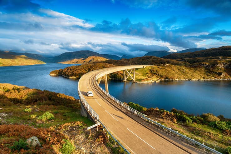 מסלול החוף הצפוני, סקוטלנד (צילום: shutterstock) מסלול החוף הצפוני 500, סקוטלנד
