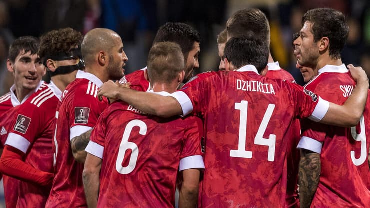 העולם המערבי מחרים אותם. נבחרת רוסיה ב-2021 (צילום: Jurij Kodrun/Getty Images) נבחרת רוסיה ב-2022