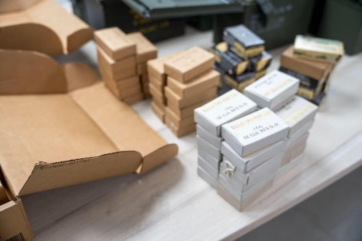 20,000 הכדורים שנתפסו על ידי משטרת ישראל