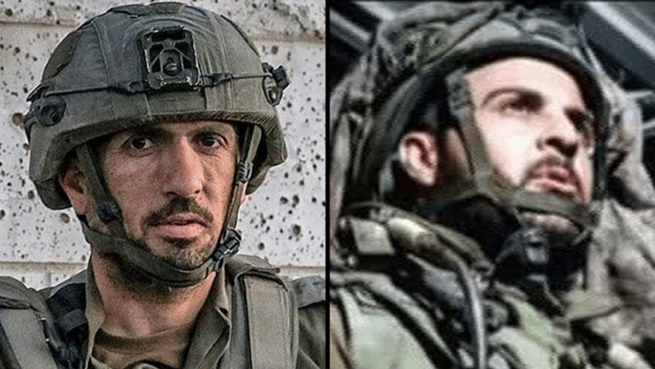 "כאב נורא". סא"ל סלמאן חבקה ואל"ם אחסאן דקסה ז"ל שנפלו ברצועה ( צילום: באדיבות המשפחה) סא"ל סלמאן חבקה, אל"מ אחסאן דקסה ז"ל