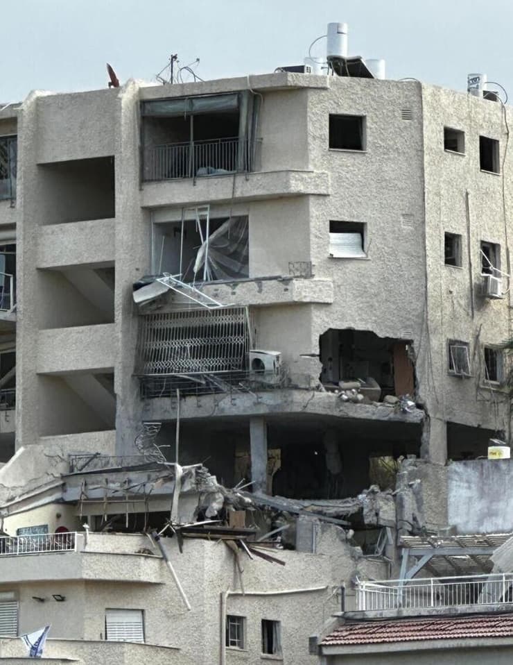 זירת הפגיעה בחיפה זירת הפגיעה בחיפה